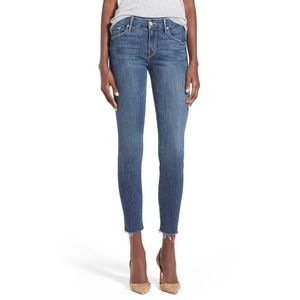 MOTHER The Looker Ankle Fray Jeans